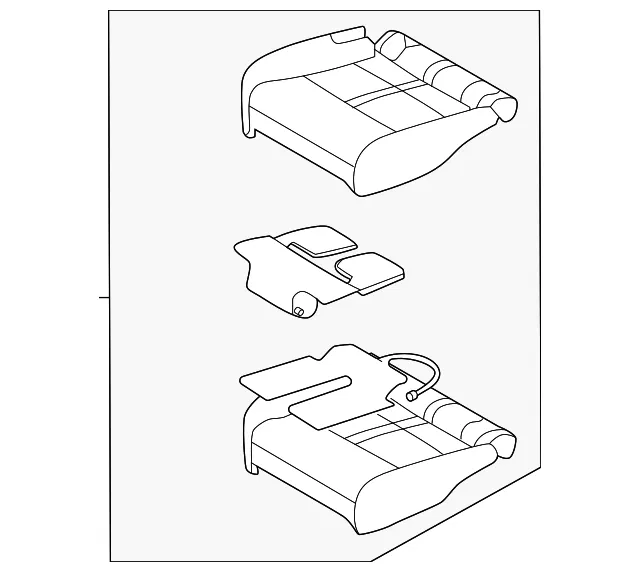 Seat Cushion Foam - Mazda (KFAB-88-26Y-39)