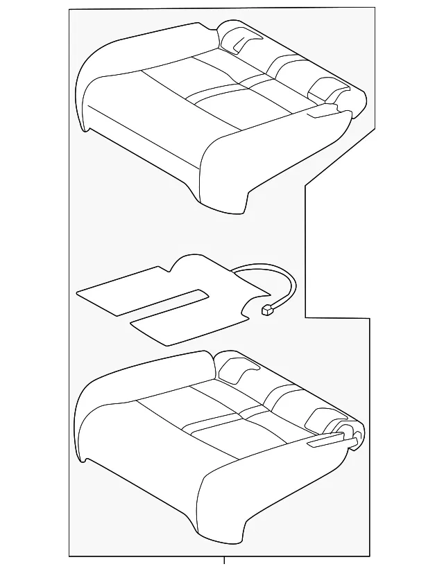 Seat Cushion Foam - Mazda (KGNV-88-21Y-18)
