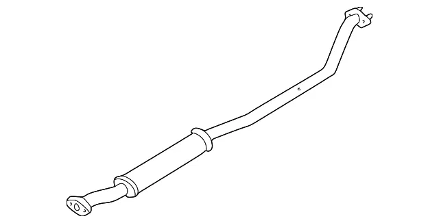 Silencer Pre - MAZDA (KJ0140300D)