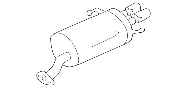 Silencer Main - MAZDA (KL1440100C)