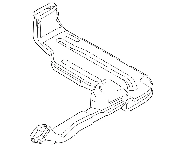 Instrument Panel Air Duct - Mazda (KMV6-61-815)