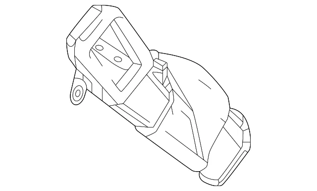 Instrument Panel Air Duct - Mazda (KMV6-61-818)