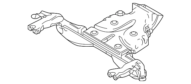 Instrument Panel Air Duct - Mazda (KMV6-61-820)