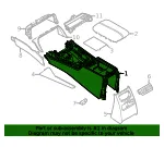 Console Base - Mazda (KMV6-64-420A-02) - view 4