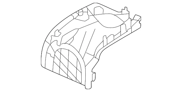 Seat Belt Trim Bezel - Mazda (KMV6-68-232-75)