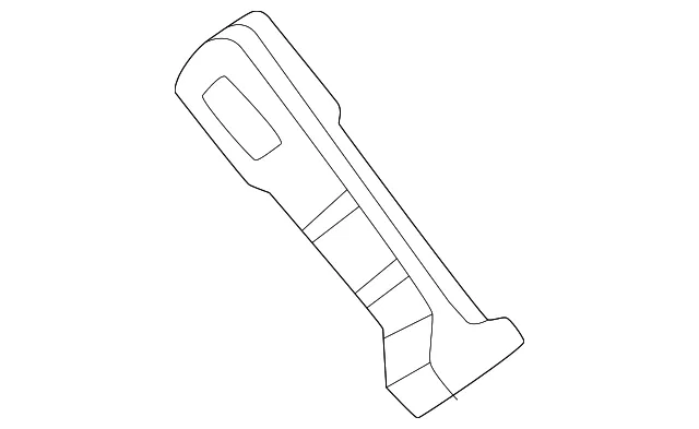 Seat Belt Lap And Shoulder Belt Bracket - Mazda (KMV6-70-1B0)
