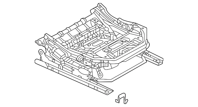 Seat Adjuster - Mazda (KMV6-88-H00)