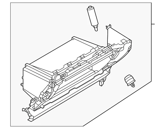 Glove Box - Mazda (KMV7-64-260-39)
