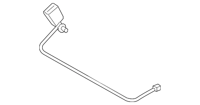 Seat Belt Receptacle - Mazda (KMY6-57-750)