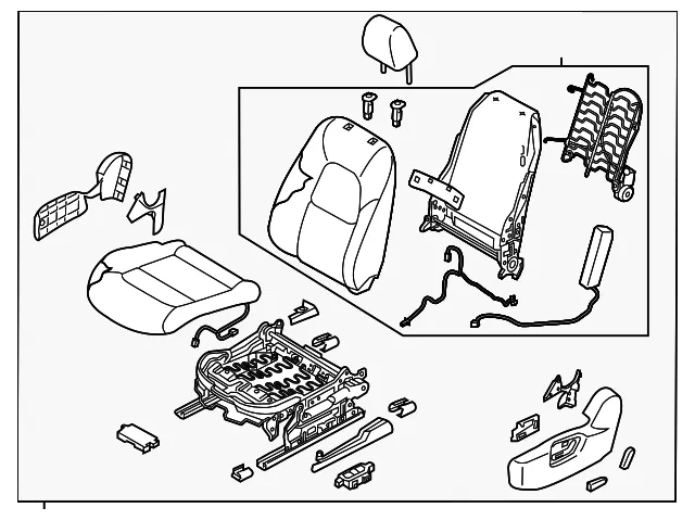 Seat Assembly - Mazda (KPG6-57-100B-13)