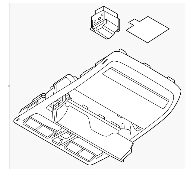 Overhead Console - Mazda (KR9E-69-97YA-75)