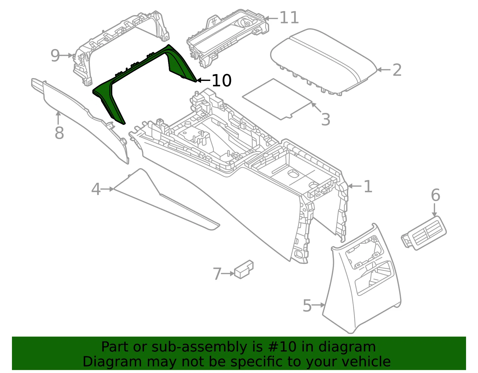 Trim Panel - Mazda (KR9R-64-320) - view 2