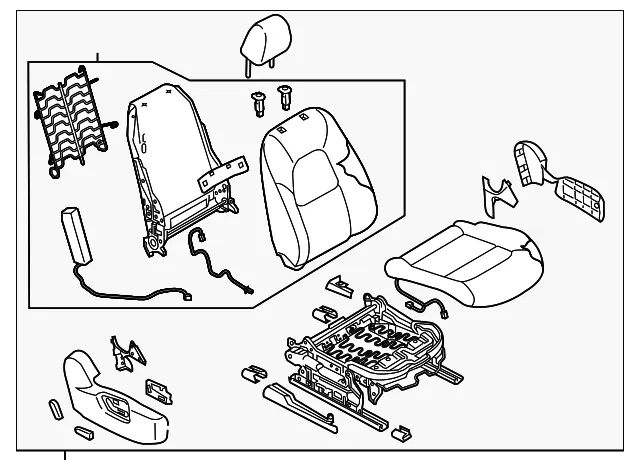 Seat Assembly - Mazda (KRB9-57-100A-39)