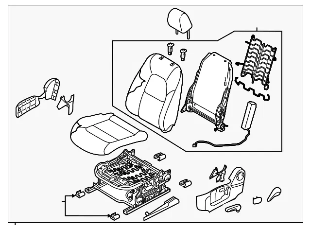 Seat Assembly - Mazda (KRC4-57-100A-1F)