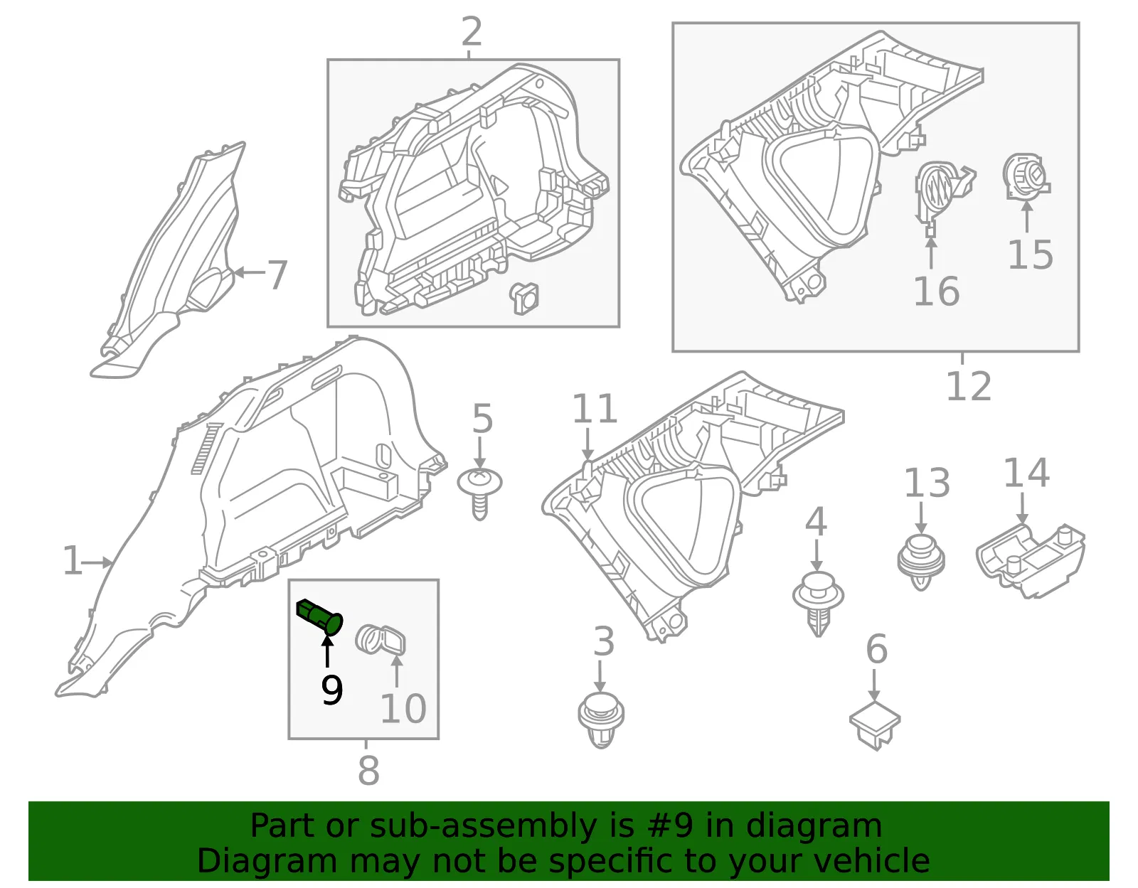 12 Volt Accessory Power Outlet - Mazda (KS01-66-297) - view 3
