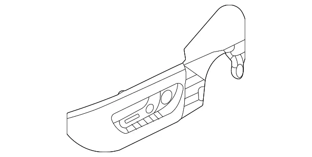 Seat Trim Panel - Mazda (KSR7-88-1H3-02)