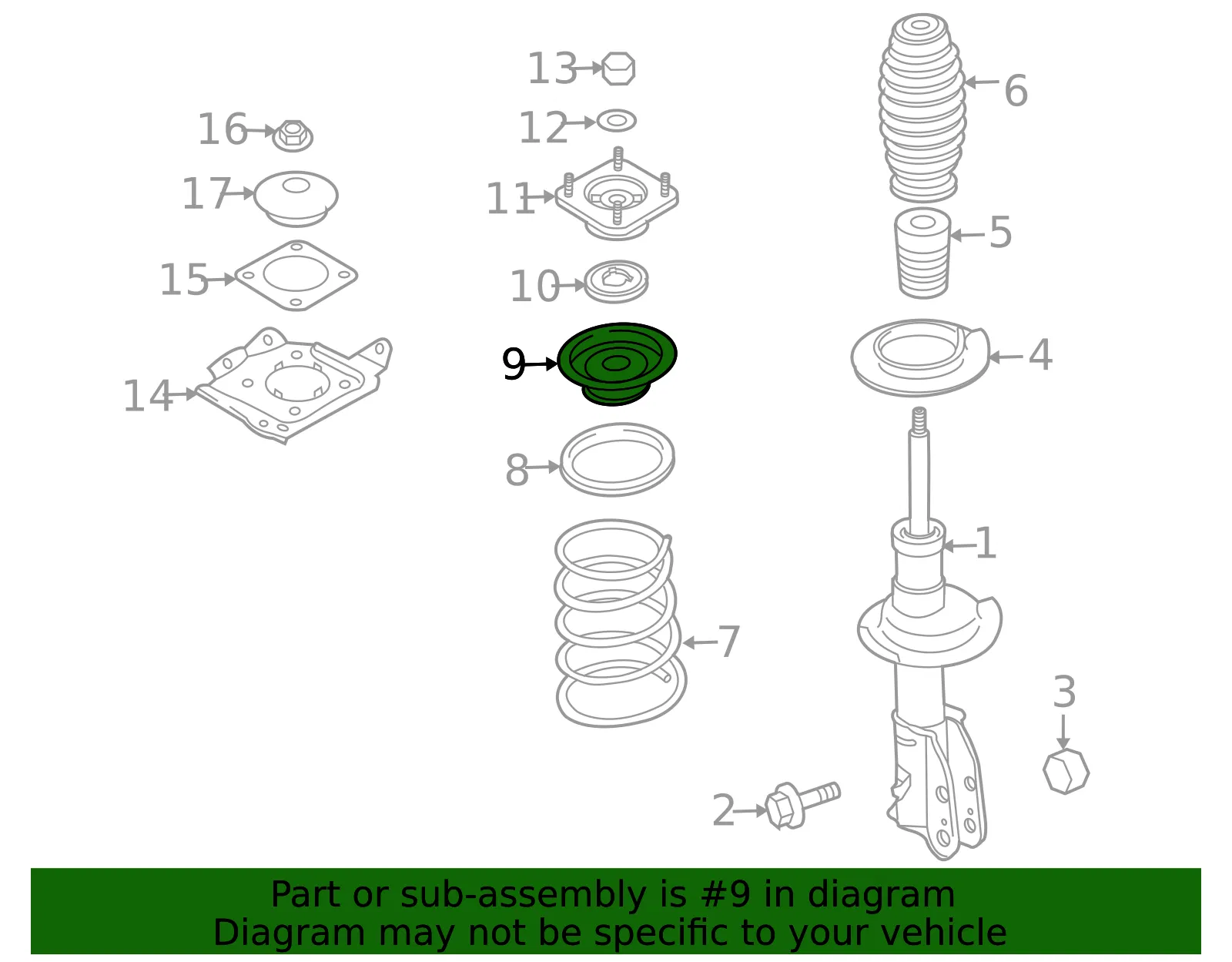 Upper Seat - Mazda (L206-34-340A) - view 3