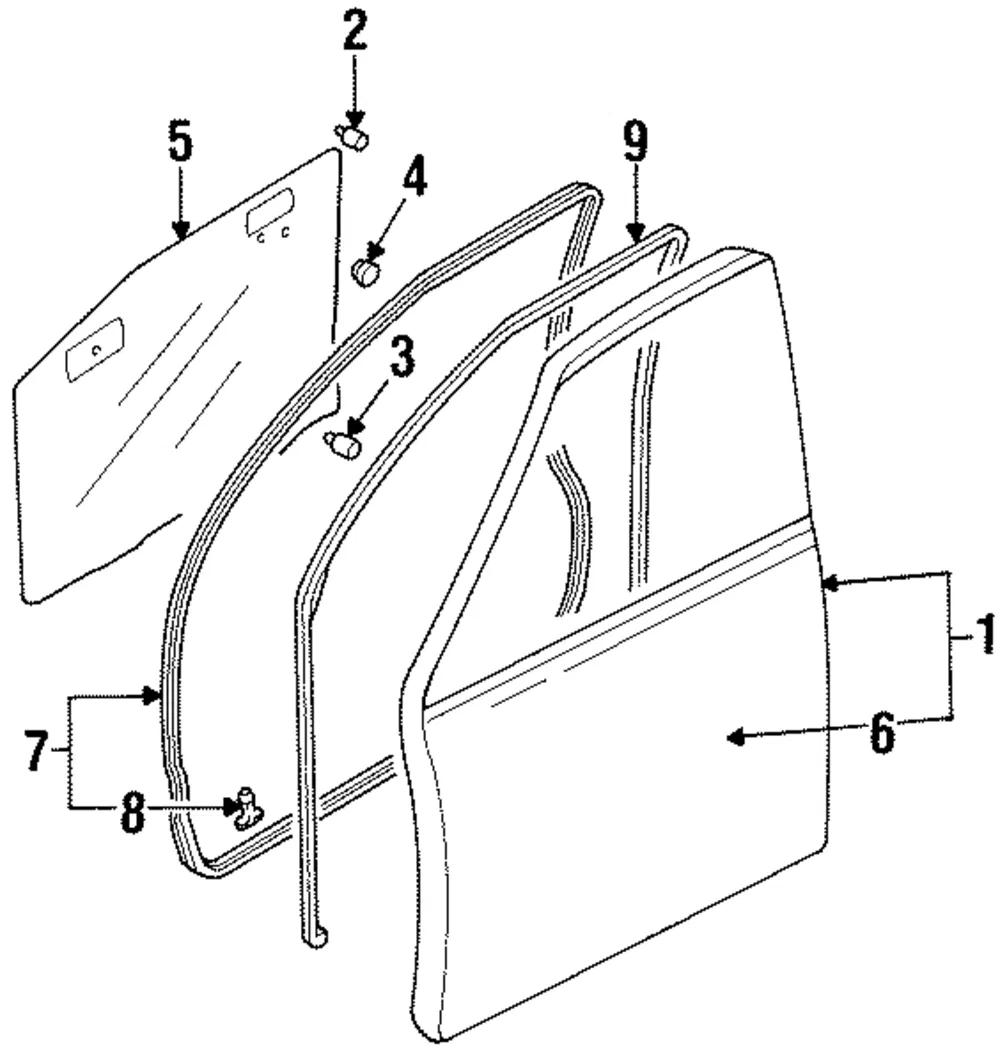 Welt - Driver's Side (LH) - Mazda (LA01-68-912A-90)