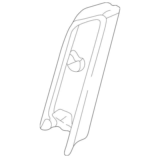 Upper Trim - Driver's Side (LH) - Mazda (LC62-69-171D)