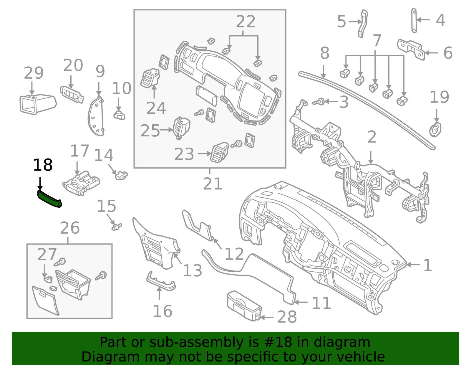 Knob - MAZDA (LC6264392B80) - view 2