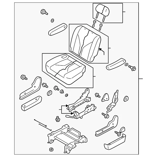 Seat Assembly - Driver's Side (LH) - Mazda (LC76-57-25XR-05)