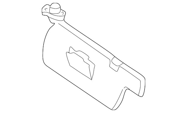 Sun-Visor - Passenger Side (RH) - Mazda (LC76-69-270-80)
