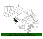 Sun Visor R - MAZDA (LC766927003) - view 4