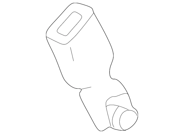 Buckle - Driver's Side (LH) - Mazda (LD48-57-680C-05)