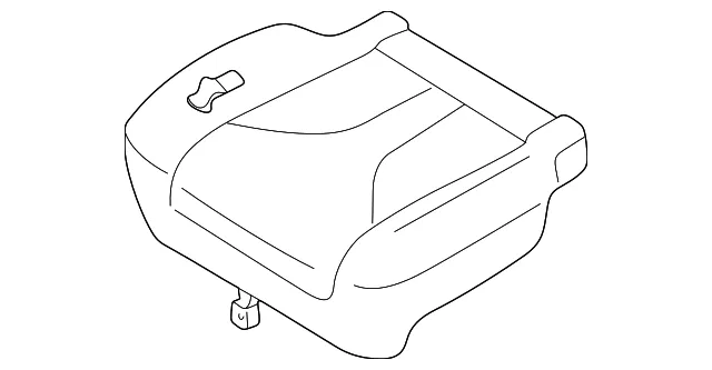 Seat Cushion - Driver's Side (LH) - Mazda (LD53-88-110-80)