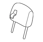 Headrest - MAZDA (LE448814080) - view 3