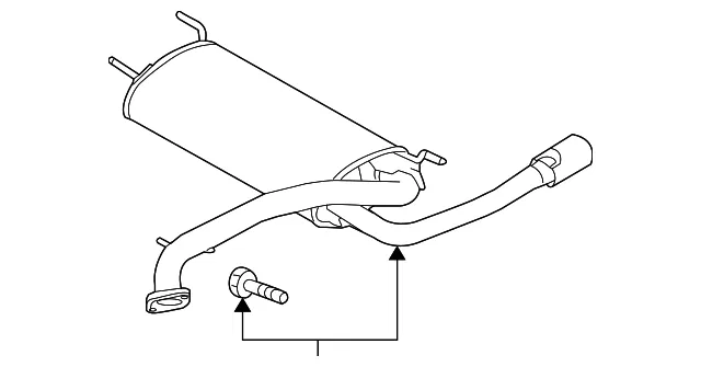 Silencer Main - MAZDA (LF3H40100A)