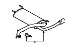 Silencer Main - MAZDA (LF3H40100A) - view 3
