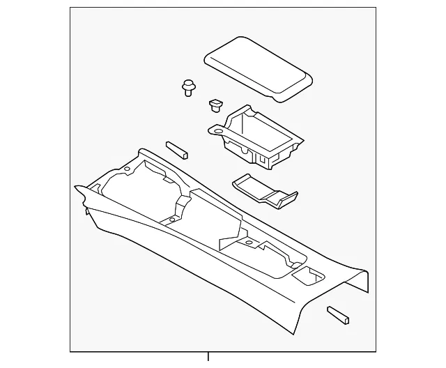 Console Panel - Mazda (N243-64-420C-02)