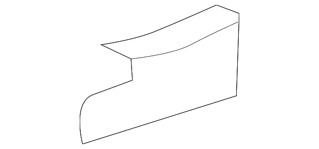 Instrument Panel Insulator - Driver's Side (LH) - Mazda (N247-55-182)