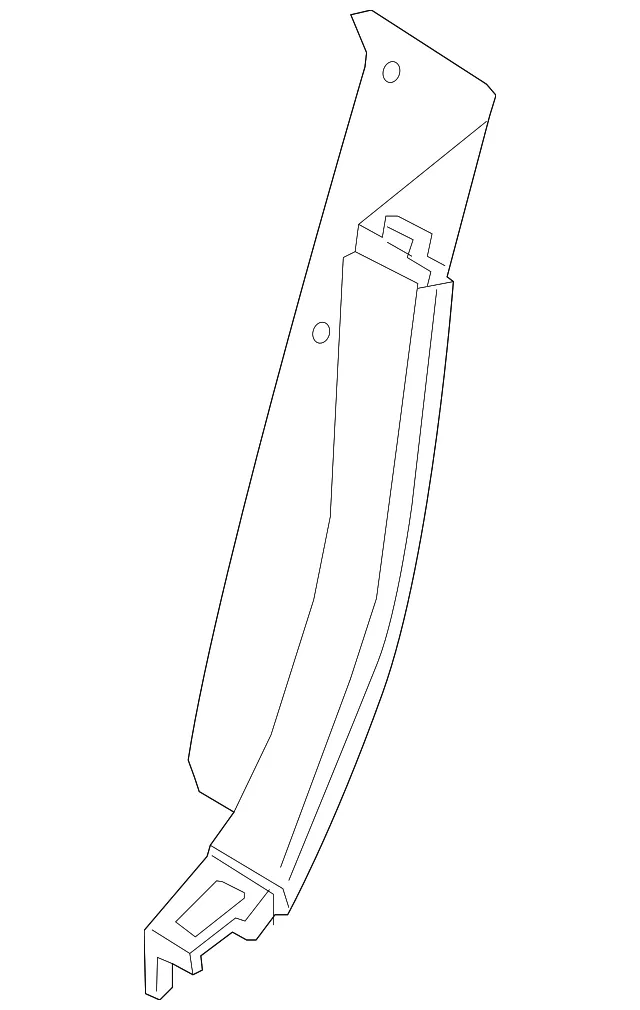 Rear Trim - Passenger Side (RH) - Mazda (N248-68-760A-02)