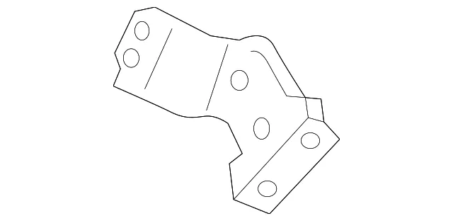 Instrument Panel Bracket - Driver's Side (LH) - Mazda (NA1P-60-652)