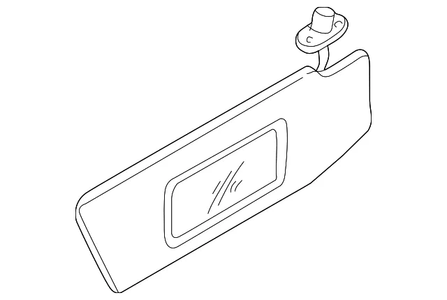 Sun-Visor - Passenger Side (RH) - Mazda (NC10-69-270B-02) - view 2