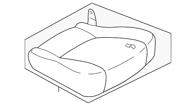 Cushion Assembly - Passenger Side (RH) - Mazda (NE02-88-110-02)