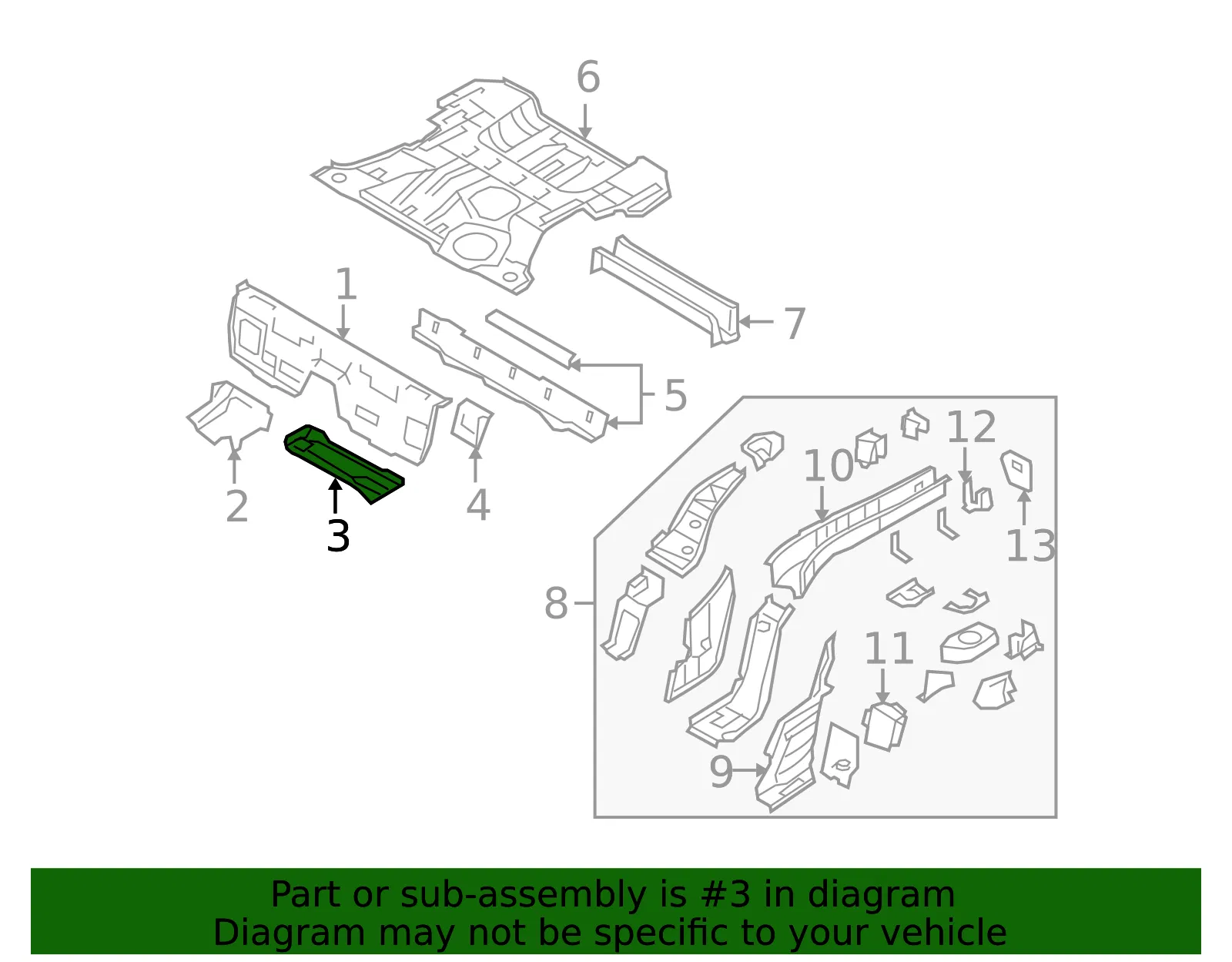 Seat Bracket - Passenger Side (RH) - Mazda (NE51-53-620C) - view 2