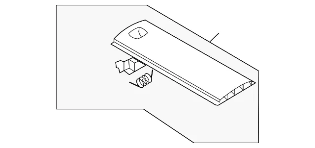 Console Lid - Mazda (NE51-64-390-02) - view 2