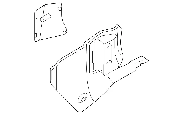 Cowl Trim - Passenger Side (RH) - Mazda (NE51-68-370D-02)