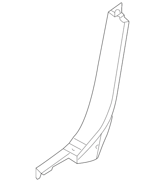 Inner Trim - Passenger Side (RH) - Mazda (NE51-68-760F-02) - view 2