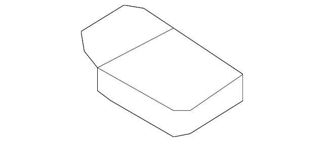 Convertible Top Stowage Compartment Lid Striker - Mazda (NE51-R1-344A) - view 2