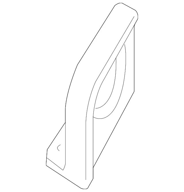 Seat Belt Guide - Passenger Side (RH) - Mazda (NH18-88-1L7-02) - view 2
