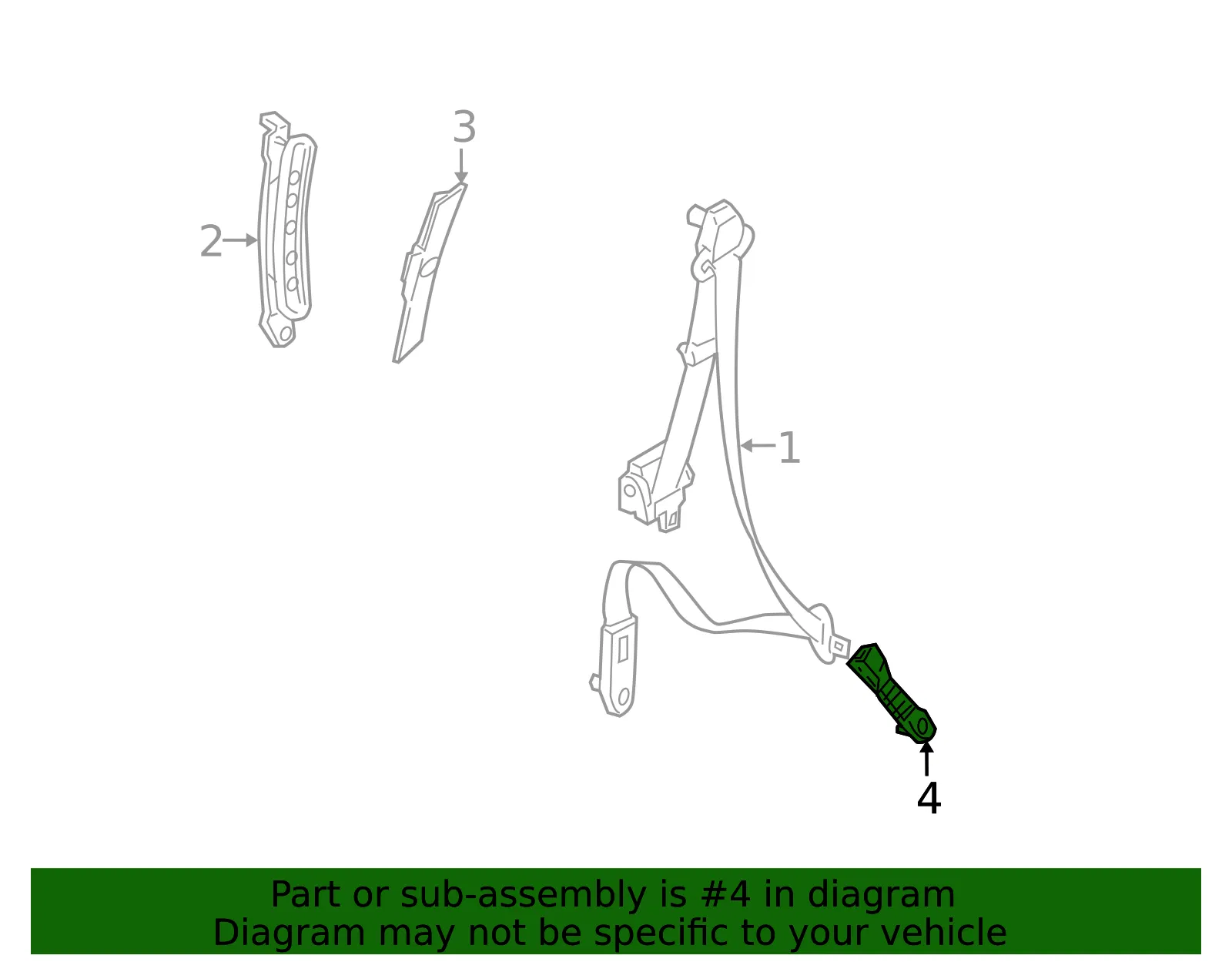 Buckle - Kia (Q0K2A-15768096Q) - view 2
