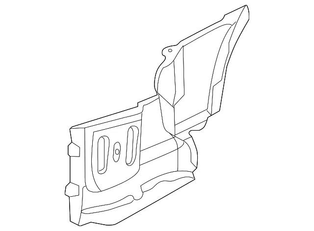Trunk Side Trim - Driver's Side (LH) - Mazda (T001-68-870E-05)