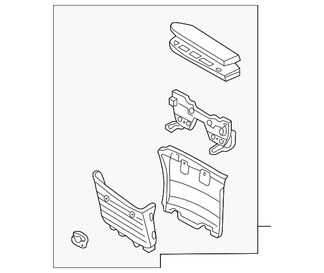 Armrest Assembly - Passenger Side (RH) - Mazda (T002-68-4MXA-02)