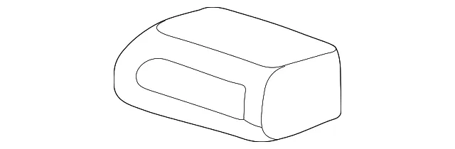 Vent Louver - Passenger Side (RH) - Mazda (T043-64-71X-90)