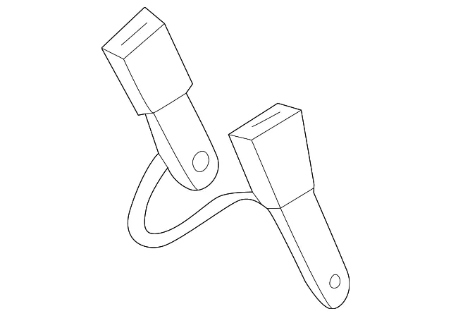 Buckle - Driver's Side (LH) - Mazda (TA01-57-680B-09)