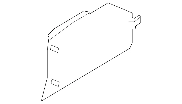Front Trim - Driver's Side (LH) - Mazda (TD11-64-240-34)